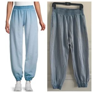 Eleven Paris blue elastic waist joggers sweats pants sweatpants 30361